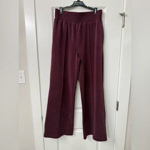 STYLUS Women's Burgundy Wide-Leg Sweatpants / Size L